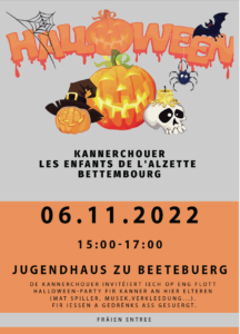 Halloweenparty @ Maison des Jeunes
