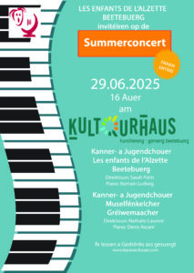 Summerconcert @ KulTourhaus zu Huncherange